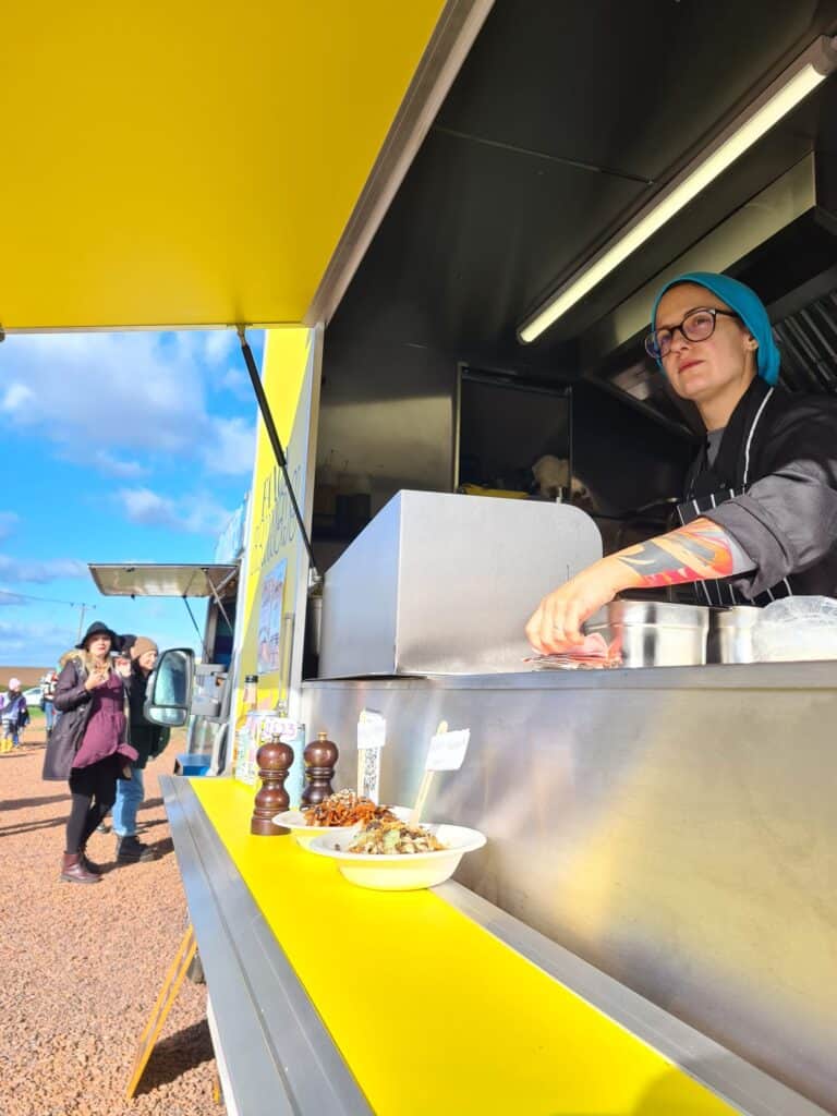 Vegan food truck Edinburgh Scotland - Planet G